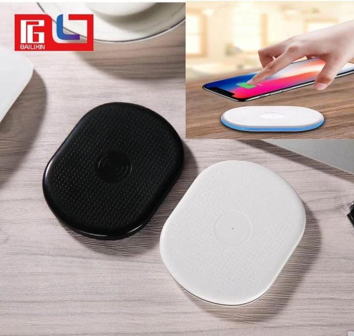 Draadloze oplader opladen pad draadloos lader wireless ZWART, Télécoms, Téléphonie mobile | Chargeurs pour téléphone, Envoi