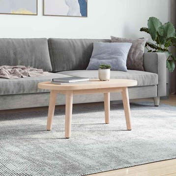 vidaXL Tafelblad 70x35x2,5 cm massief grenenhout ovaal, Huis en Inrichting, Verzenden, Nieuw