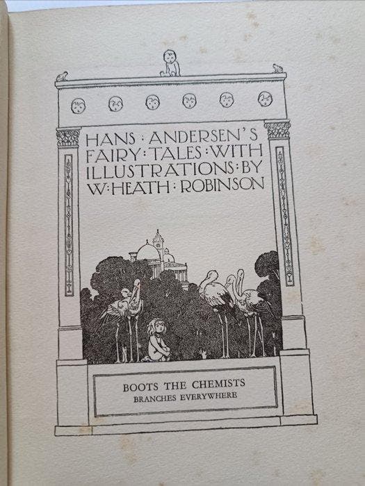 Hans Andersen/W. Heath Robinson - Hans Andersens Fairy, Antiquités & Art, Antiquités | Livres & Manuscrits