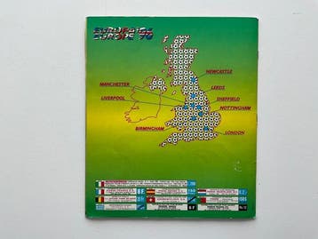 1996 Panini Euro 96 Alan Shearer, David Seaman and others.
