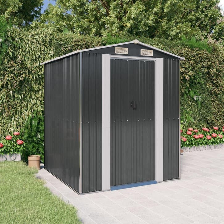 vidaXL Tuinschuur 192x191x223 cm gegalvaniseerd staal, Jardin & Terrasse, Abris de jardin, Envoi