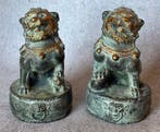 Set foo dogs - Brons - China (Zonder minimumprijs), Antiek en Kunst