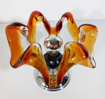 Tafellamp - Muranoglas - 1970, Antiek en Kunst