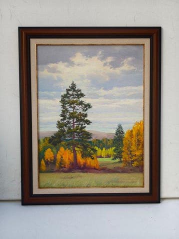 Alexei Vasilev (XXI) - Flaming Aspens, Antiek en Kunst