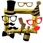 Photobooth Lijst Met Props 13 delig, Verzenden