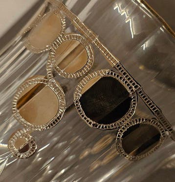 ISMIE showroom - Cruche - rare big and heavy luxury platinum