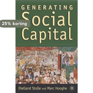 Generating Social Capital 9781403962201 M. Hooghe, Verzenden, Gelezen, M. Hooghe