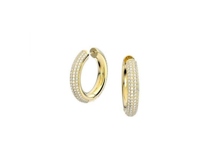 Swarovski Dextera - Oorknoppen - Gouden kleur - 2,5 cm breed, Vêtements | Femmes, Vêtements Femmes Autre, Envoi