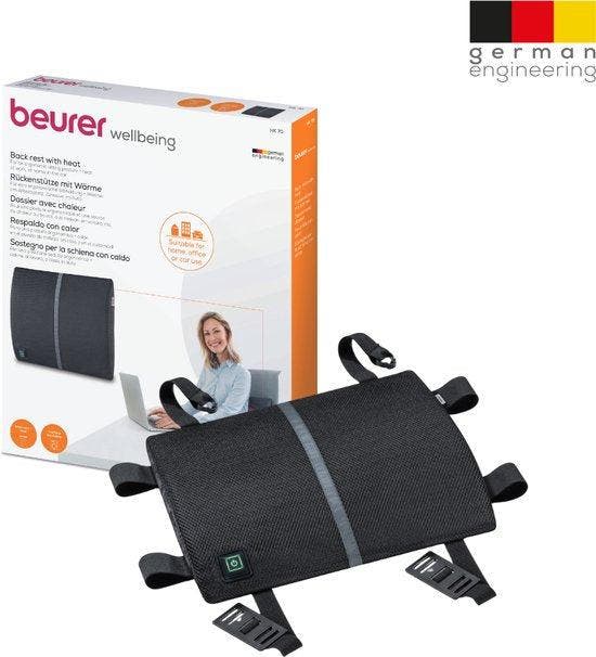 2dekans | Beurer HK 70 Elektrische Rugsteun met Warmte –, Huis en Inrichting, Slaapkamer | Beddengoed, Ophalen of Verzenden
