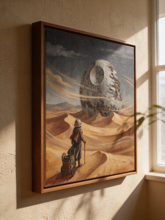 MEDSAN - The Fallen Stars Wars () - UNIQUE WORK, Antiquités & Art, Art | Objets design