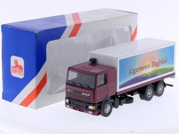 Schaal 1:50 Lion-toys DAF 95 400 ATi bakwagen Algemeen D..., Ophalen of Verzenden, Gebruikt