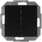 KOPP Athenis HK07 mat zwart 2-knops wisselschakelaar, Verzenden, Nieuw