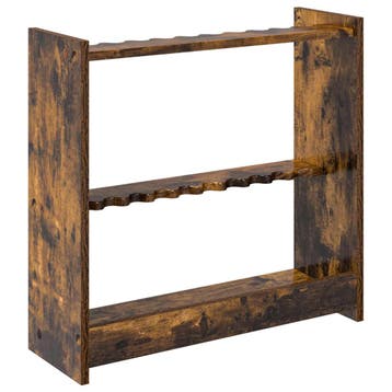 vidaXL Biljartkeu-stand Bewerkt hout 60 x 20 x 57 cm Gerookt, Verzenden, Nieuw