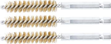 Bgs Technic Messingborstel 11 mm 6,3 mm (1/4) 3-dlg, Auto-onderdelen, Banden en Velgen, Verzenden, Nieuw