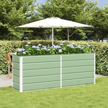 vidaXL Plantenbak Pastelgroen 195 x 50 x 77 cm Gegevens, Verzenden, Nieuw