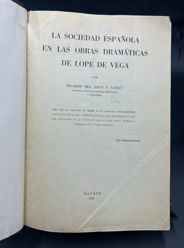 Ricardo del Arco y Garay, Joaquín Muñoz Morillejo - La