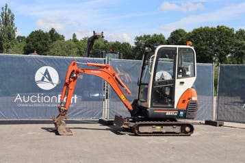 Veiling: Minigraver Kubota KX41-3V Diesel 11.8kW 2008, Ophalen