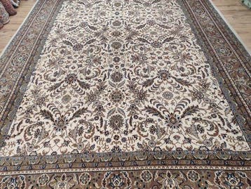 Tabriz - Tapis - 3.8 m - 3 m - Crème Classic Design pur !, Maison & Meubles