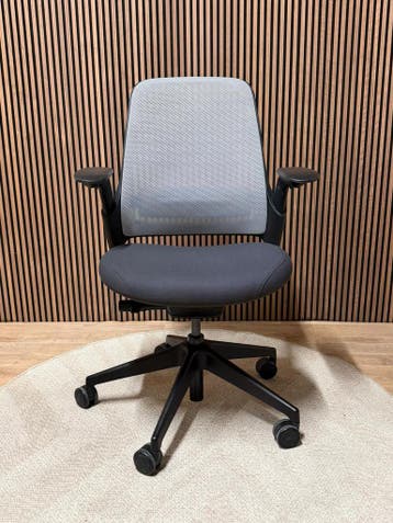 100x Refurbished Steelcase Bureaustoel - Nieuwe Stof En Foam, Verzenden, Zwart, Zo goed als nieuw, Bureaustoel