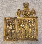 Reis-icoon - Nikolaas de Wonderdoener, Sint-Antipas,
