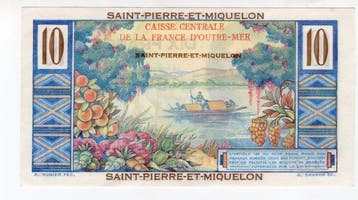 Saint-Pierre en Miquelon. - 10 Francs - ND (1950-60) - Pick