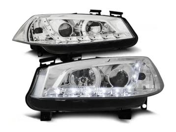 Angel Eyes koplampen Daylight Chrome geschikt voor Renault, Auto-onderdelen, Verzenden, Nieuw, Renault
