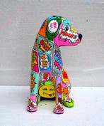Patrycja Mroczkowska - POP ART DOG 3D Pop Art XL, Antiquités & Art
