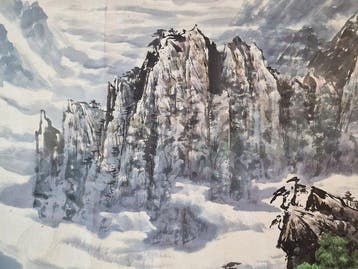 Sea of Clouds at Mount Kumgang - Ok-seon - Zuid-Korea, Antiek en Kunst