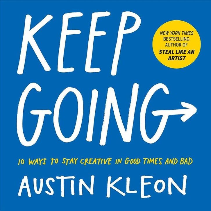 Keep Going 9781523506644 Austin Kleon, Livres, Langue | Anglais, Envoi