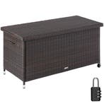tectake Wicker opbergbox Kiruna met kunststof gaas, 120x55x6, Verzenden, Nieuw