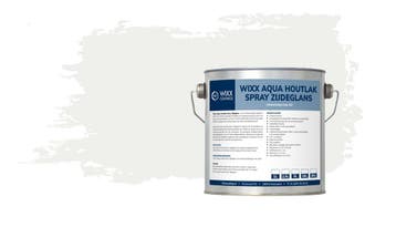 Wixx Aqua Houtlak Spray Zijdeglans RAL 9016 | Verkeerswit, Doe-het-zelf en Bouw, Verzenden, Nieuw