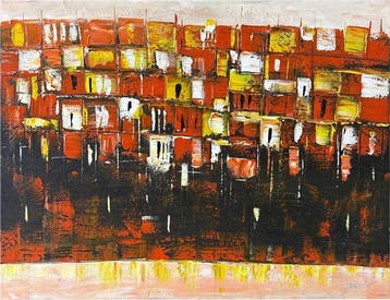 Hoàng Vn Hp (1983) - Reflets de Braises 60 80 cm - No