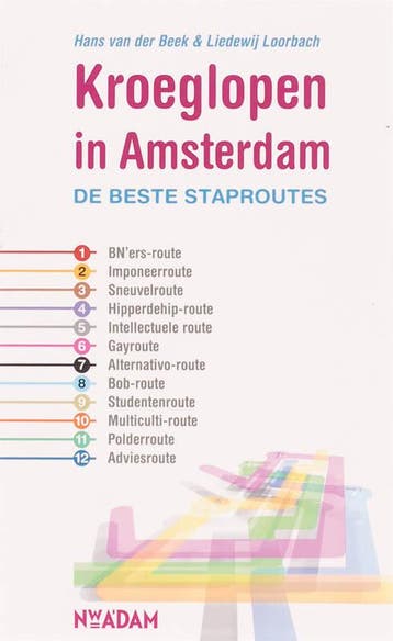 Kroeglopen in Amsterdam 9789046803240 H. van der Beek, Verzenden, H. van der Beek