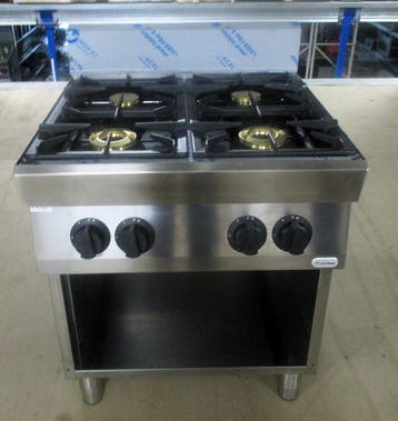 NIEUW, Modular Fornuis met 4 branders, B70 x D70 x H89cm,