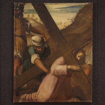 Italiaanse school (XVII) - Via Crucis Salita al Calvario