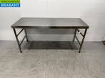RVS Inklapbare Werktafel 180 x 70 x 85,5 cm Horeca, Ophalen of Verzenden, Nieuw in verpakking