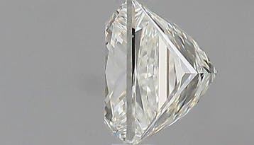 1 pcs Diamant (Natuurlijk) - 1.00 ct - Carré - K - VVS2 -, Nieuw