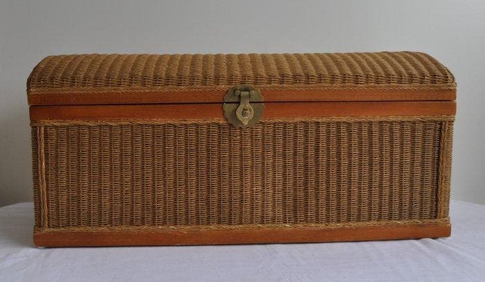 Kist - Rattan - Opslag, Antiquités & Art, Curiosités & Brocante