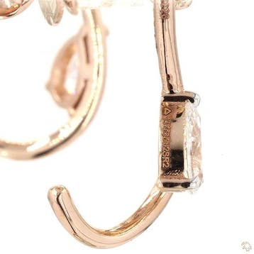 Oorbellen - 14 karaat Roségoud - 1.13ct. tw. Diamant, Nieuw