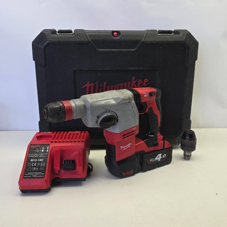 Milwaukee HD18 HX Accu boorhamer, Doe-het-zelf en Bouw, Gereedschap | Boormachines, Nieuw, Ophalen of Verzenden