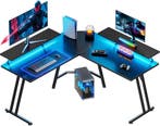 Gaming bureau - Gaming desk - Hoekbureau - 130x130 cm - Zwar, Huis en Inrichting, Verzenden, Nieuw