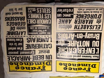 lot - 25 affiches françaises – Mai 68, contre-culture &