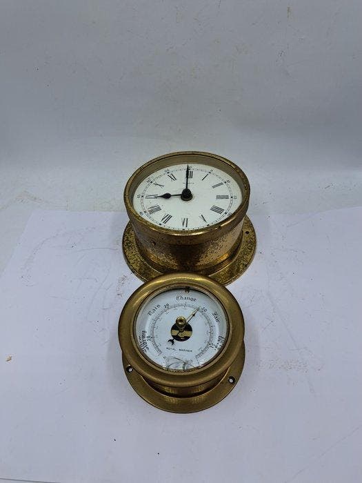 Objets maritimes - Laiton, Verre- Royal Mariner, Antiek en Kunst, Curiosa en Brocante