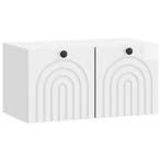 vidaXL Wandmontage TV-kast Hoogglans Wit 59,5 x 31 x 30 cm, Verzenden, Nieuw