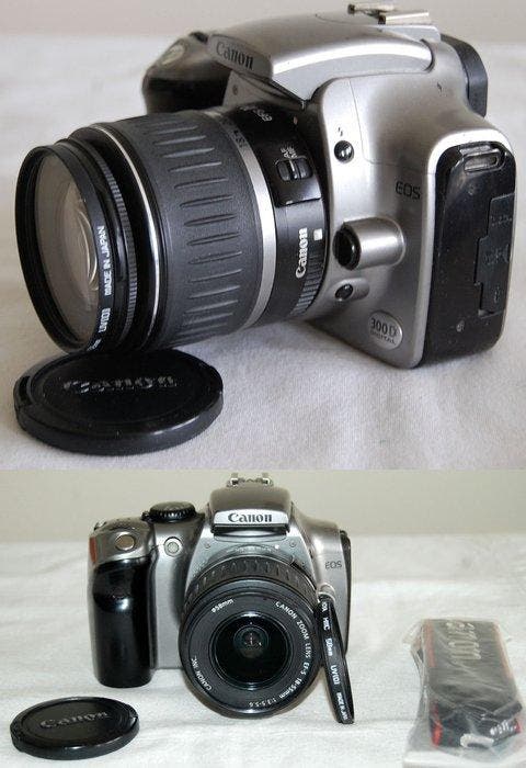 Canon EOS 300D+EF-S, 5.6/18-55+filter+Battery+NEW USB, Audio, Tv en Foto, Fotocamera's Digitaal
