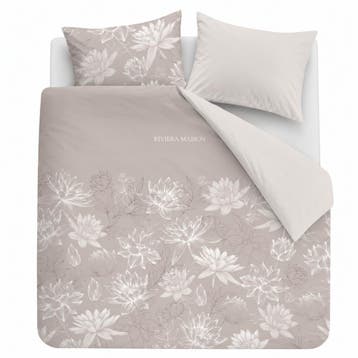 Rivièra Maison Amelia Dekbedovertrek - Taupe - Lits-Jumeaux, Nieuw