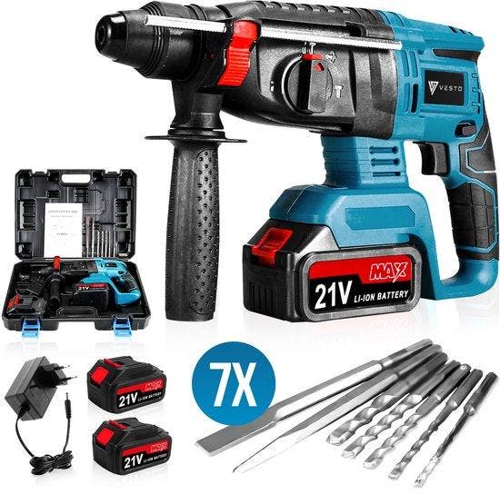 2dekans | Vesto® Elektrische Boorhamer - Draadloze, Bricolage & Construction, Outillage | Foreuses, Enlèvement ou Envoi