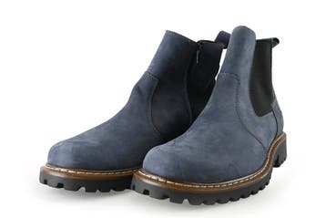 Josef Seibel Enkellaarzen in maat 46 Blauw, Kleding | Heren, Schoenen, Overige typen, Zo goed als nieuw, Josef Seibel, Verzenden