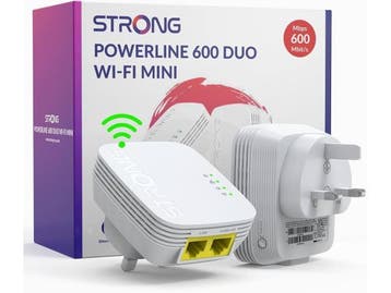 Veiling - STRONG AV600Mbit/s Powerline adapterset - plug & p, Computers en Software, Nieuw