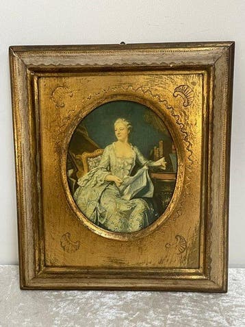 Wanddecoratie - Madame de Pompadour - Frankrijk - Barok